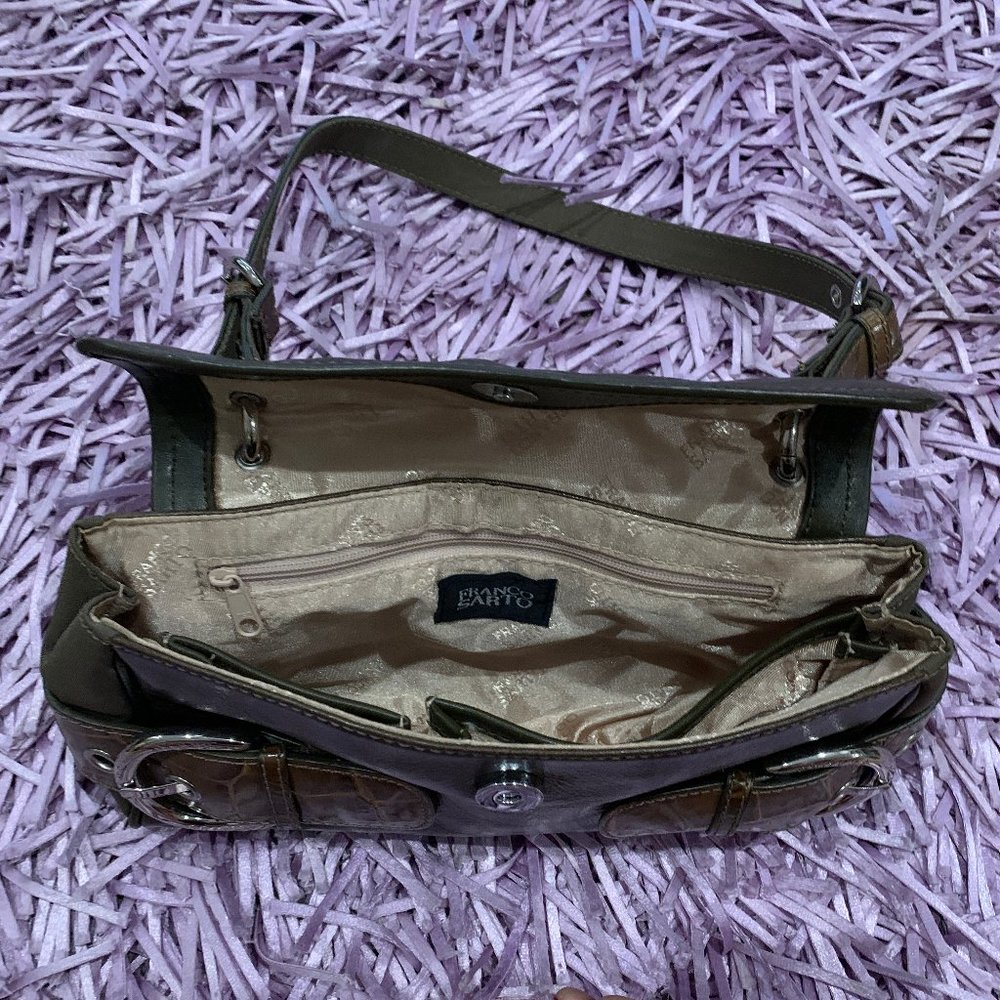 Franco Sarto Mini Sachel Olive Purse - Picture 4 of 6